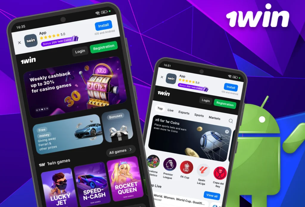 Download 1win India App for Android