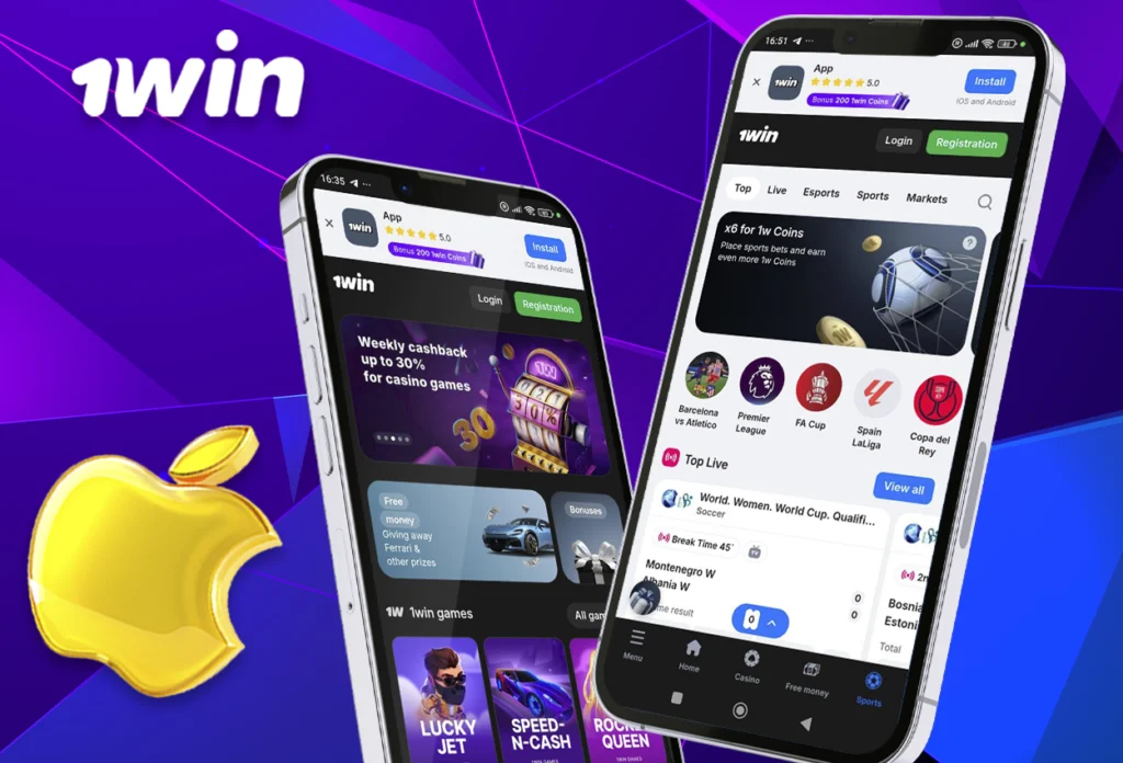 Download 1win India App for iOS